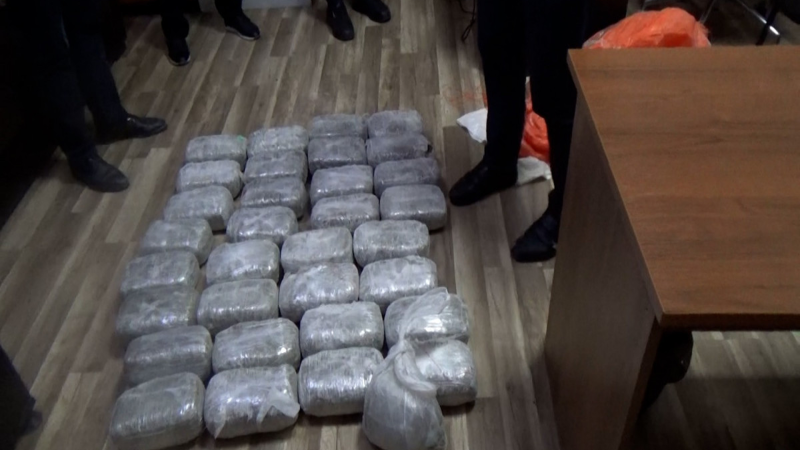 Bakıda 35 kq narkotik dövriyyədən çıxarılıb - VİDEO