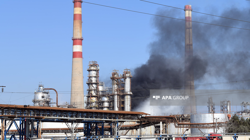 Neft Emalı Zavodundakı yanğına görə tutulan var