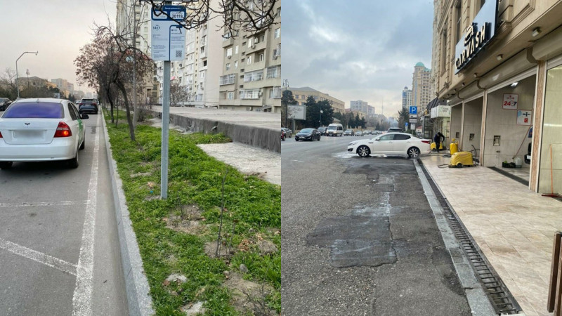 Bakıdakı avtoyuma məntəqələri piyadaları narahat edir: “Adamın üstü su olur” - FOTO