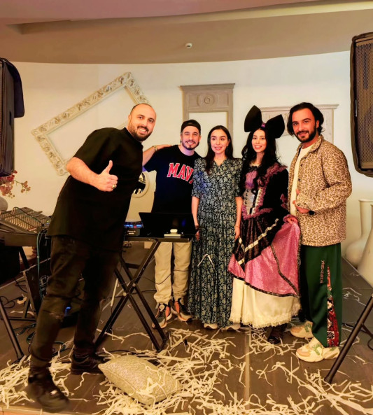 Leyla və Arzu Əliyevalar iftar məclisində - FOTO