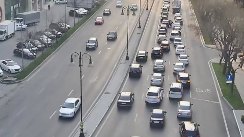 Bakıda yenə tıxac var - SİYAHI