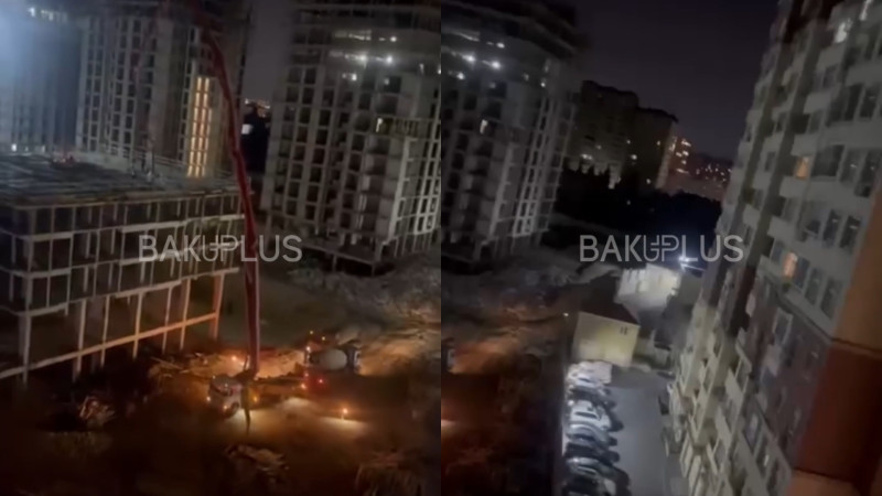 Bakının səs-küy dərdi: Tikinti şirkətləri niyə gecələr çalışır? - ŞİKAYƏT + VİDEO