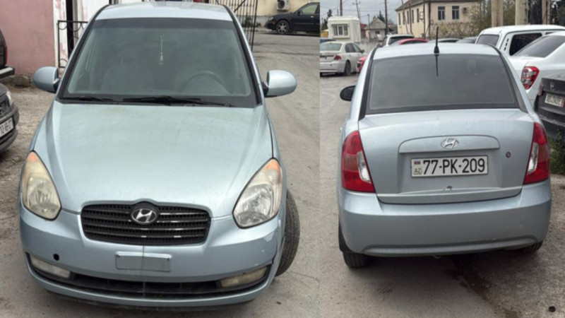 Bakıda narkoman taksi sürücüsü həbs olundu - FOTO