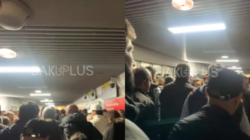 Bu gün metrodakı sıxlığın səbəbi nədir? - Rəsmi açıqlama - VİDEO
