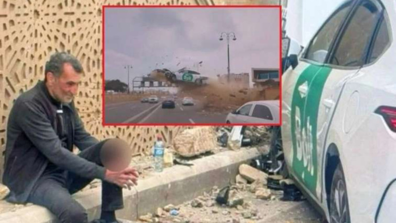 “Uçan” taksinin sürücüsü xəstəxanadan evə buraxıldı