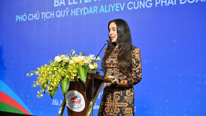 Heydər Əliyev Fondunun vitse-prezidenti Leyla Əliyeva Vyetnama səfər edib
