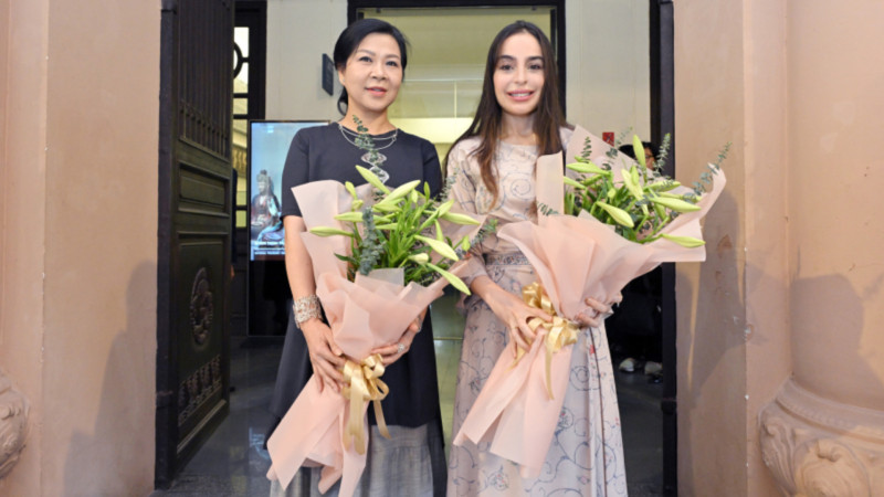 Leyla Əliyeva Vyetnam Kommunist Partiyası Mərkəzi Komitəsinin Baş katibinin xanımı ilə görüşüb