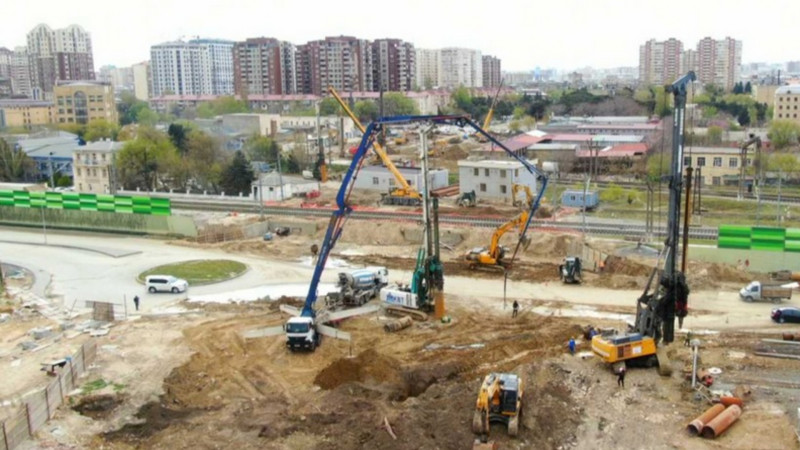 Bakıda yeni avtomobil yolunun inşasında SON VƏZİYYƏT