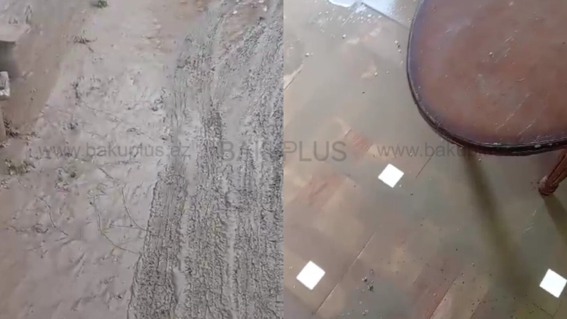 Yetim Qacarın evini su basdı - VİDEO