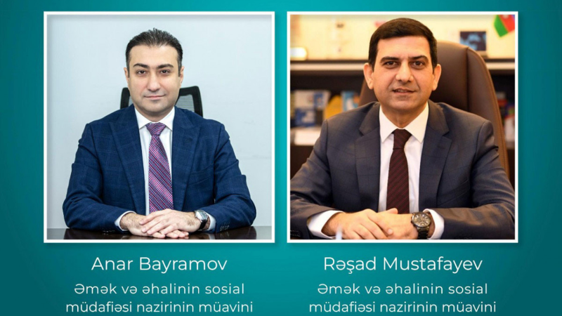 Əmək və əhalinin sosial müdafiəsi nazirinə iki yeni müavin təyin olunub - SƏRƏNCAM