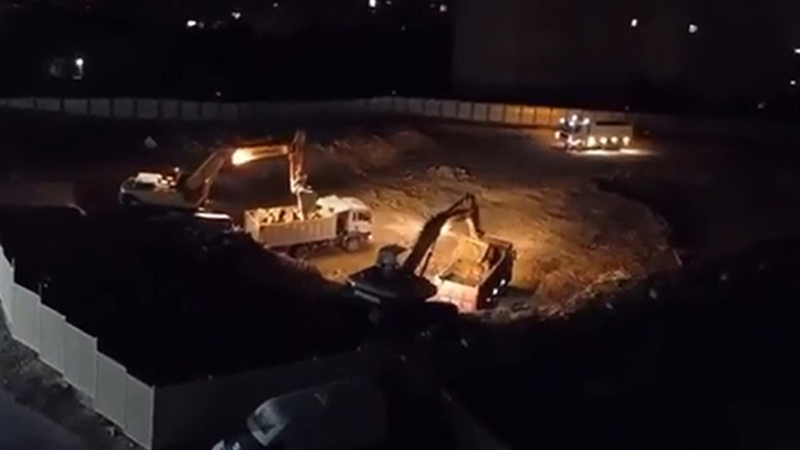 Suraxanıda gecə saatlarında aparılan tikinti ilə bağlı RƏSMİ AÇIQLAMA + VİDEO
