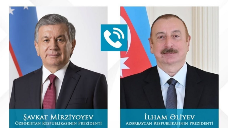 Şavkat Mirziyoyev İlham Əliyevə zəng edib