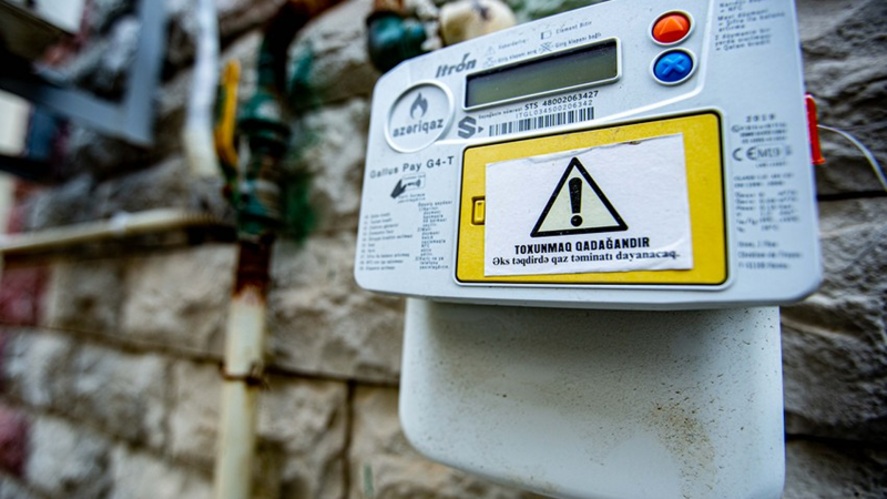 Bakıda 53 evin qaz sayğacı oğurlandı