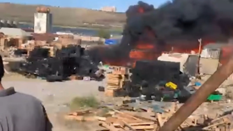 Xocasəndə yanğın başlayıb