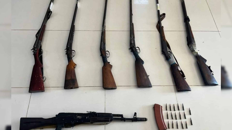 Bakıda silah-sursat aşkarlandı Bakıda silah-sursat aşkarlandı