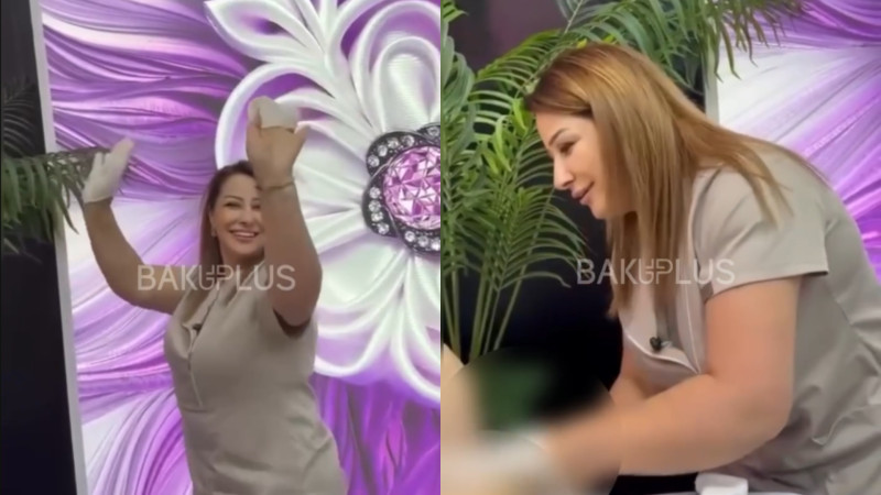 Bakıda həkim pasiyentinin sinəsinin görüntülərini yayımladı - Rəqs etdi + VİDEO Bakıda həkim pasiyentinin sinəsinin görüntülərini yayımladı - Rəqs etdi + VİDEO