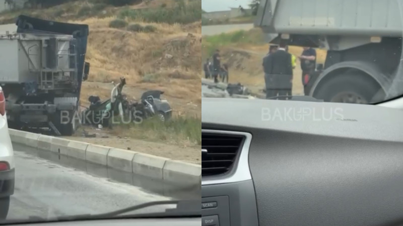Bakıda AĞIR QƏZA - Ölən və yaralananlar var + VİDEO