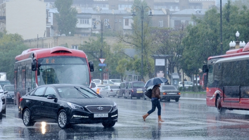 Sabah Bakıda yağış yağacaq - PROQNOZ