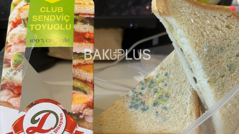 Bakıda marketdən alınan sendviç kifli çıxdı – VİDEO