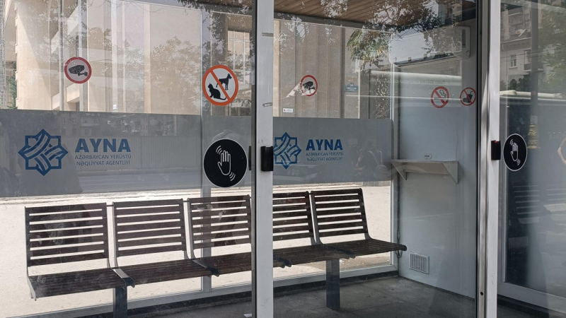 Dayanacağın qapısı bağlı qalıb - VİDEO