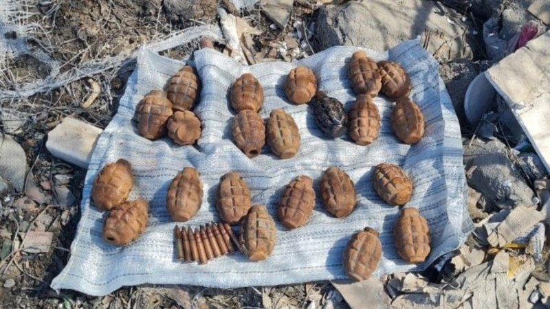 Abşeronda silah-sursat aşkarlanıb