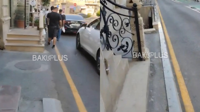 Bakının mərkəzində piyadalar yol axtarır: Səkilər zəbt olunub – ŞİKAYƏT + VİDEO