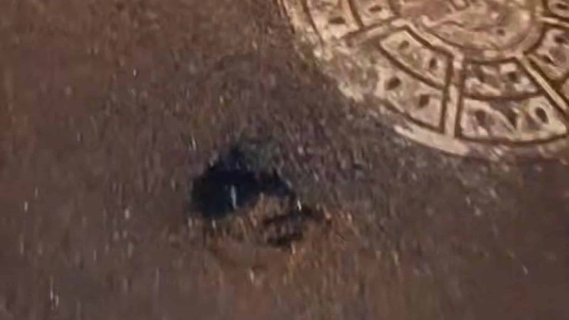 Bakıda daha bir yol çöküb - Sürücülər və piyadalar üçün təhlükə + VİDEO