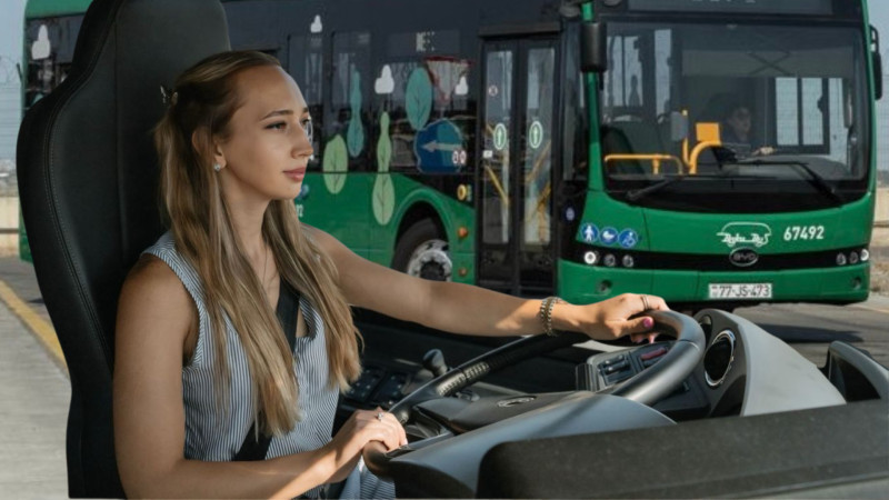 BakuBusın avtobuslarını qadınlar da sürəcək BakuBusın avtobuslarını qadınlar da sürəcək