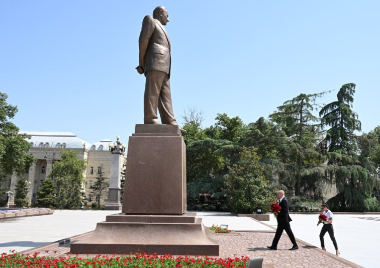 Prezident Gəncə şəhərində olub