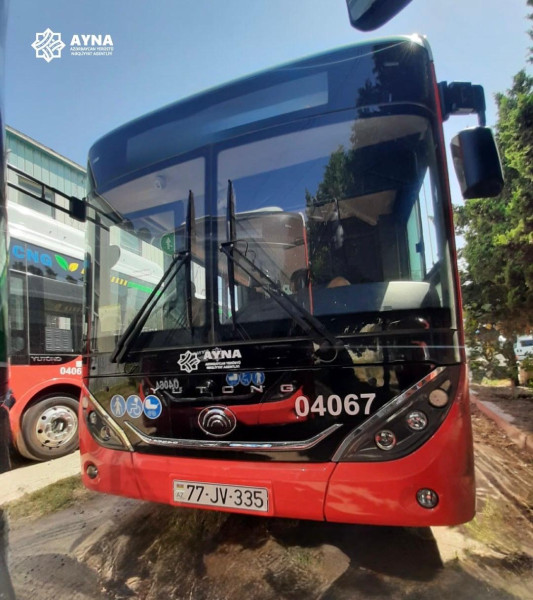 Paytaxtın bu ərazisində hərəkətdə olan avtobuslar yenilənir