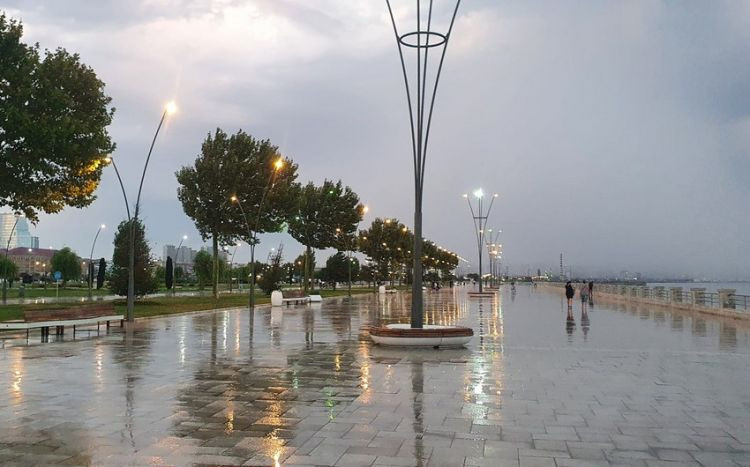 Bakıda bəzi yerlərə yağış yağacaq