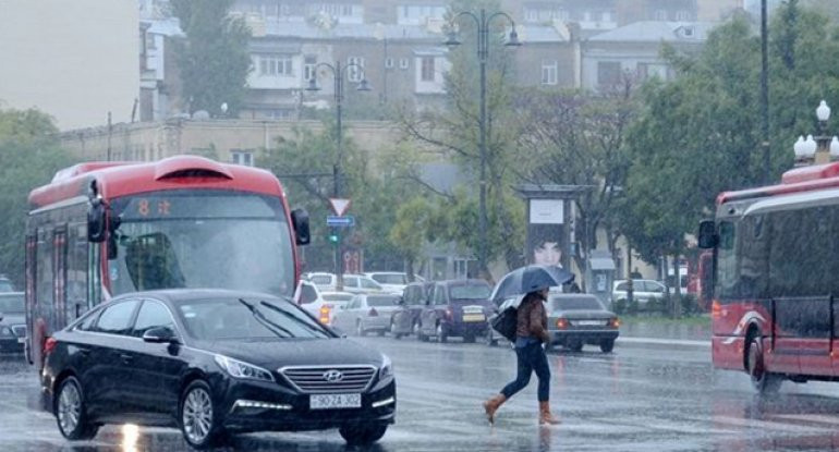 Sabah Bakıda yağış yağacaq