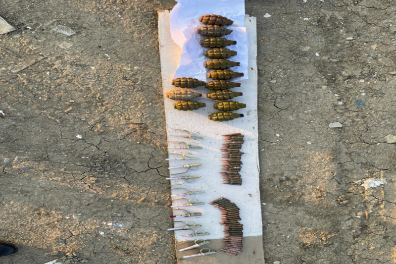 Abşeronda silah-sursat tapıldı