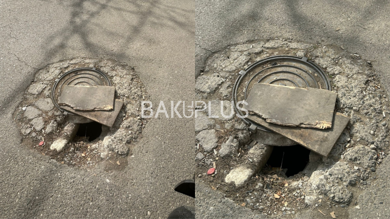 Rəsulzadə qəsəbəsində təhlükəli lük - FOTO+VİDEO