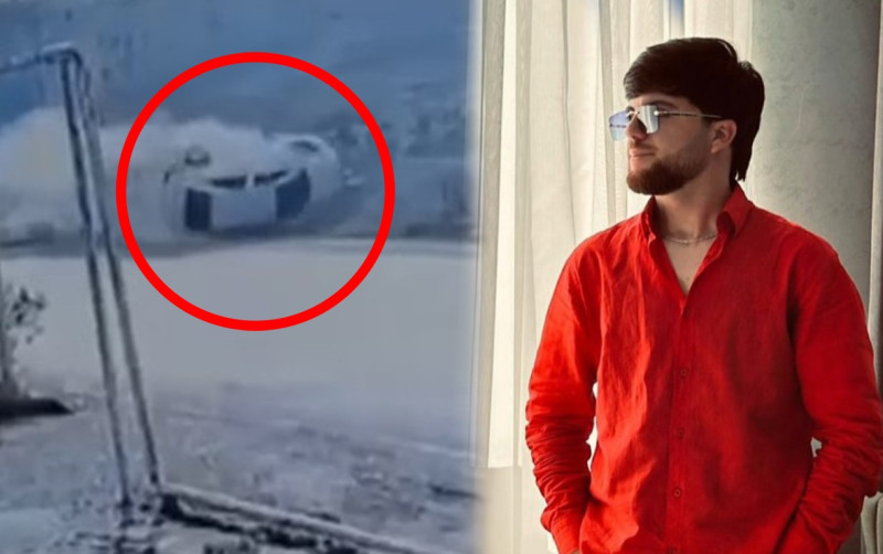 21 yaşlı taksi sürücüsü maşını dəfələrlə aşırdı, öldü - VİDEO