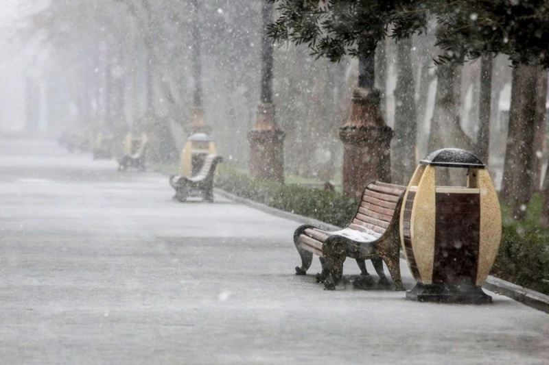 Bakıya sulu qar yağacaq - Sabahın HAVASI