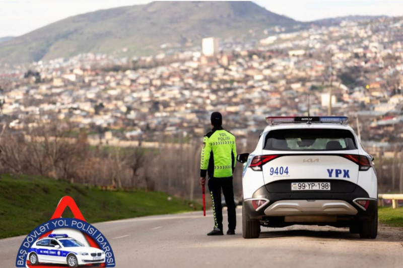 DYP həftəsonu yollarda vəziyyətlə bağlı müraciət edib