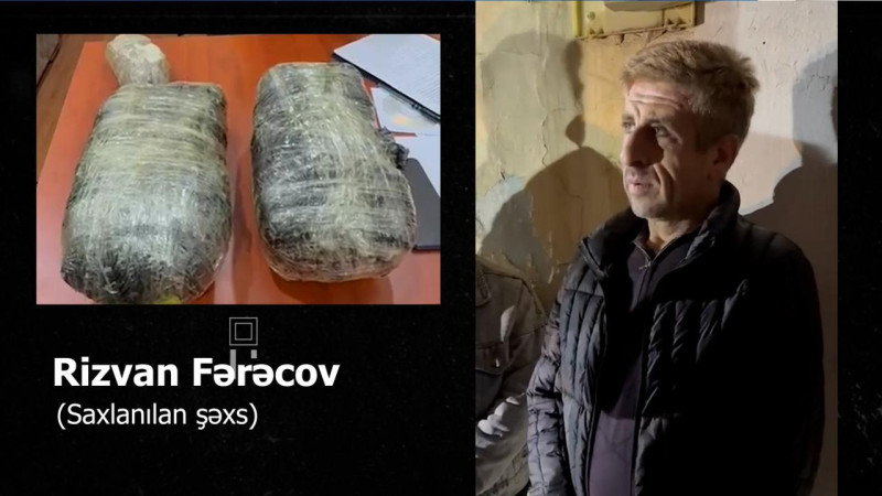 Nəsimi rayonunda narkotik 3 kiloqramdan çox heroin və marixuana aşkarlandı