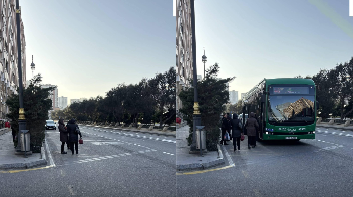Bəzi dayanacaqlara görə avtobuslar yolun ortasında dayanmalı olur: Həll yolu nədir?