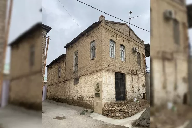 Bakıxanovun doğulduğu evin bir hissəsi uçdu