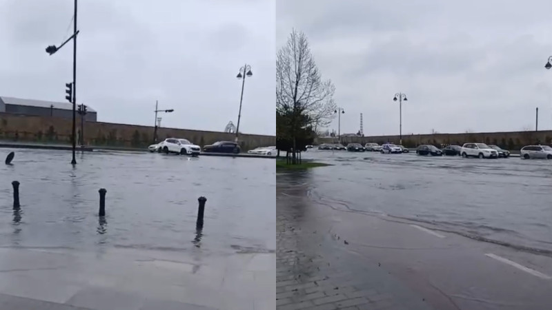 Ağ şəhəri də su basdı