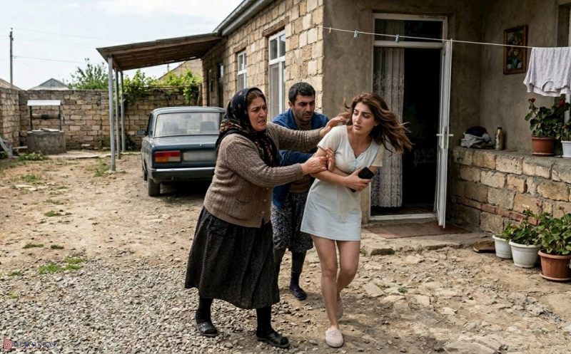 Qayınana gəlinini şillələdi, məhkəmədə barışdılar