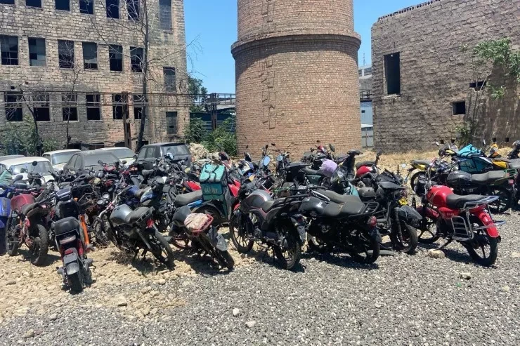 79 motosiklet və moped duracağa yerləşdirildi