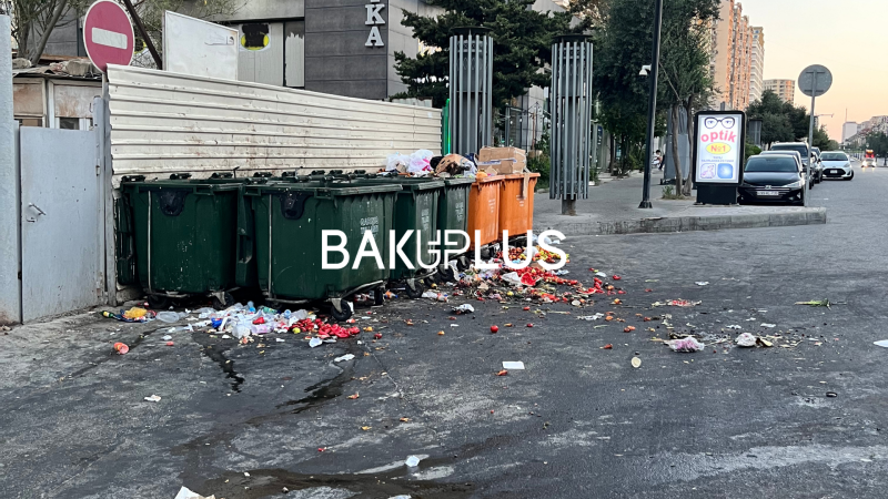 Həzi Aslanovda küçə alverindən sonra biabırçı mənzərə - ŞİKAYƏT