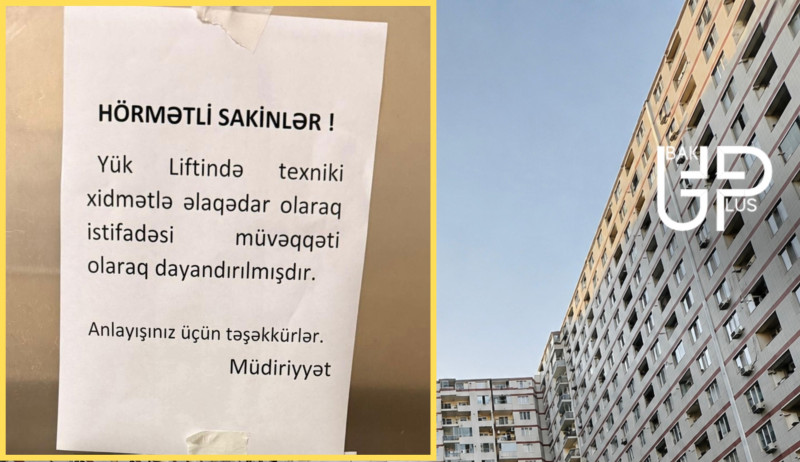 Melissa ASP sakinləri lift problemindən şikayətçidirlər