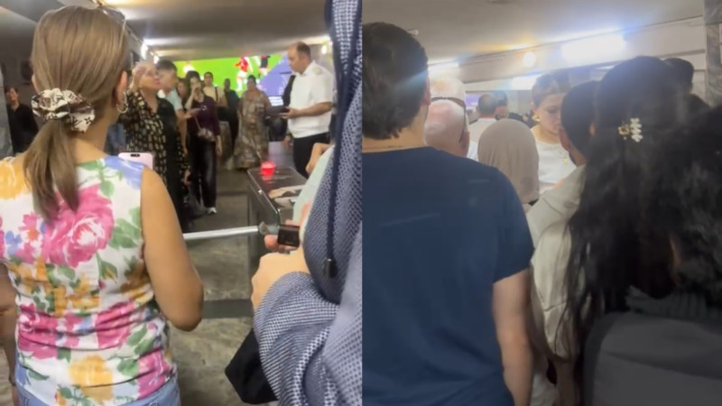Metropoliten rəhbərliyi sərnişinlərdən üzr istədi - YENİLƏNİB + VİDEO