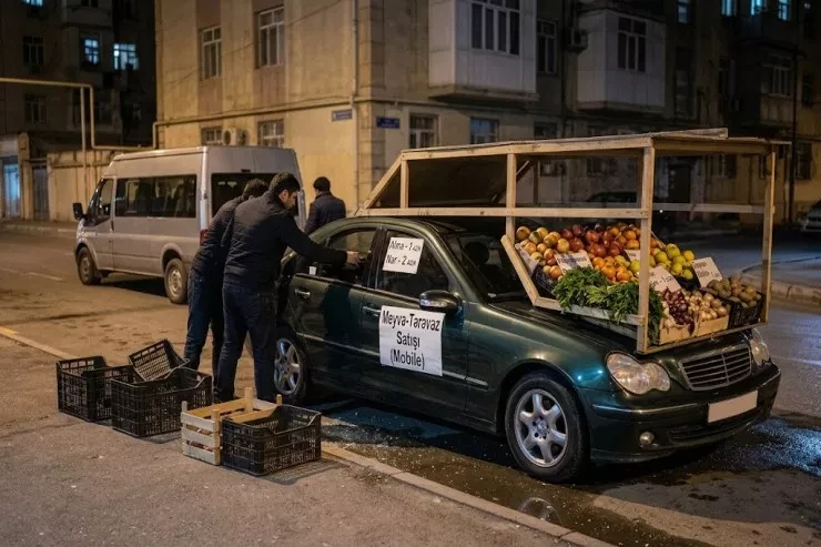Kənd məhsullarını satıb maşını geri qaytardı - Bakıda ŞOK OĞURLUQ