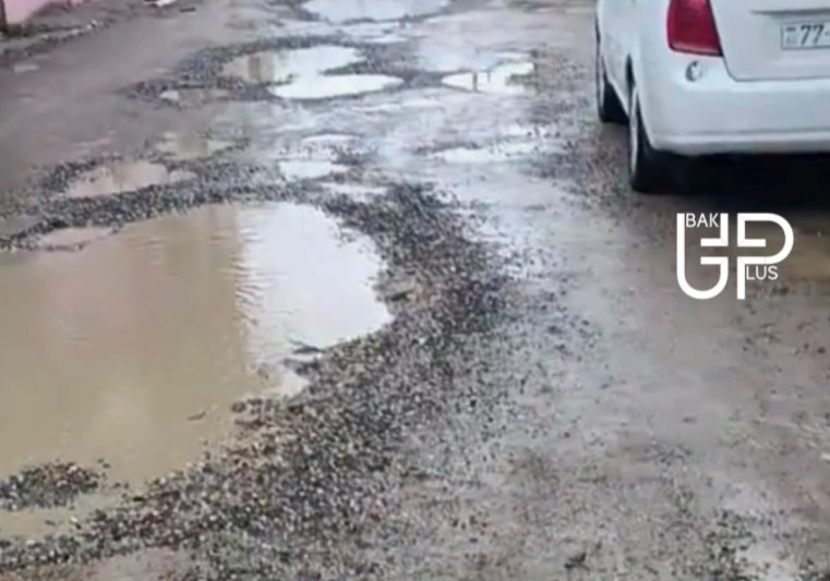 Nərimanov rayonunda bərbad yol: sakinlər şikayətçidir