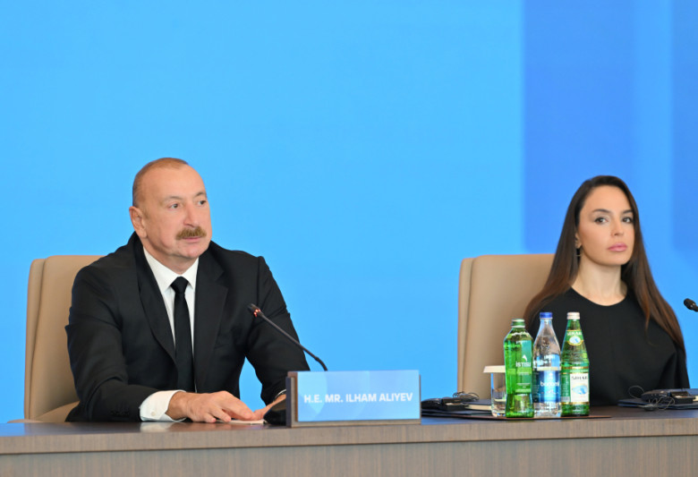 Prezident: İkili standartlar siyasəti beynəlxalq siyasətdən tam şəkildə çıxarılmalıdır