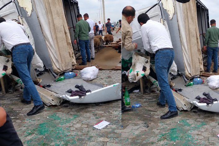 Bakı-Qazax yolunda ağır qəza: 3 nəfər ölüb, 2 nəfər xəsarət alıb